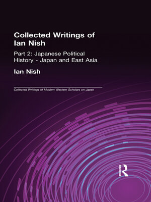 cover image of Collected Writings of Ian Nish